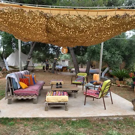 Cocoon Tent In An Olive Grove *
