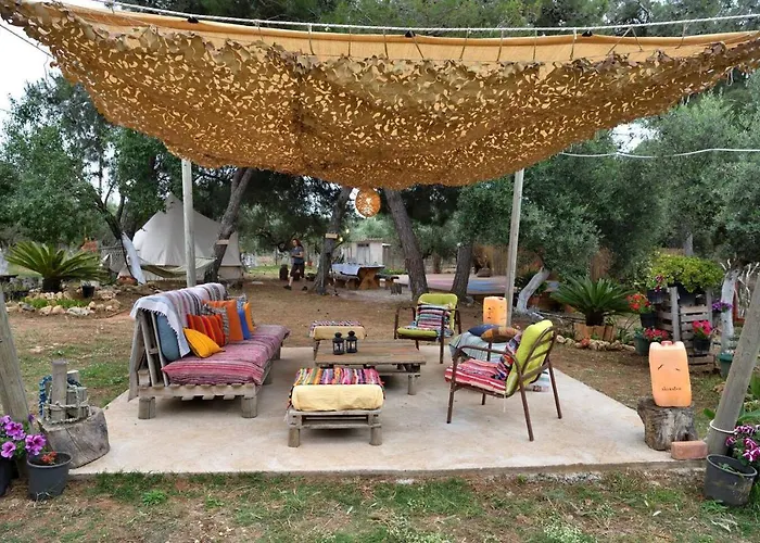 Cocoon Tent In An Olive Grove *