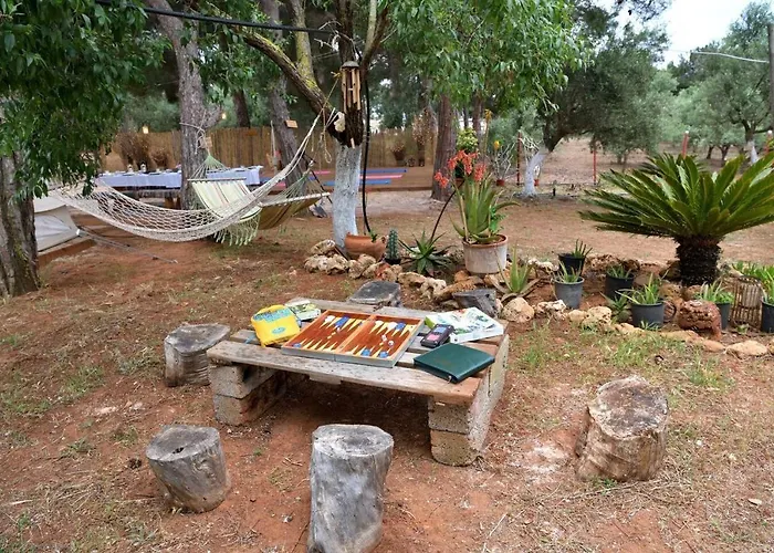 펜션 Cocoon Tent In An Olive Grove *