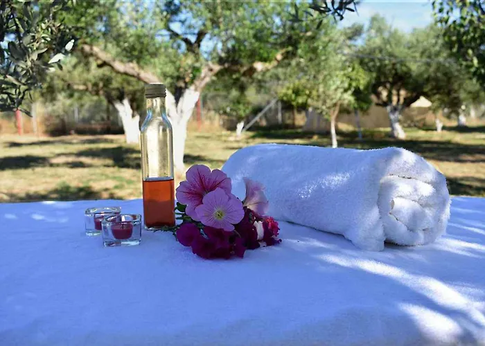 Cocoon Tent In An Olive Grove マラトポリス