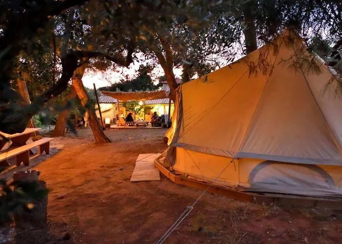 Cocoon Tent In An Olive Grove 別荘 マラトポリス